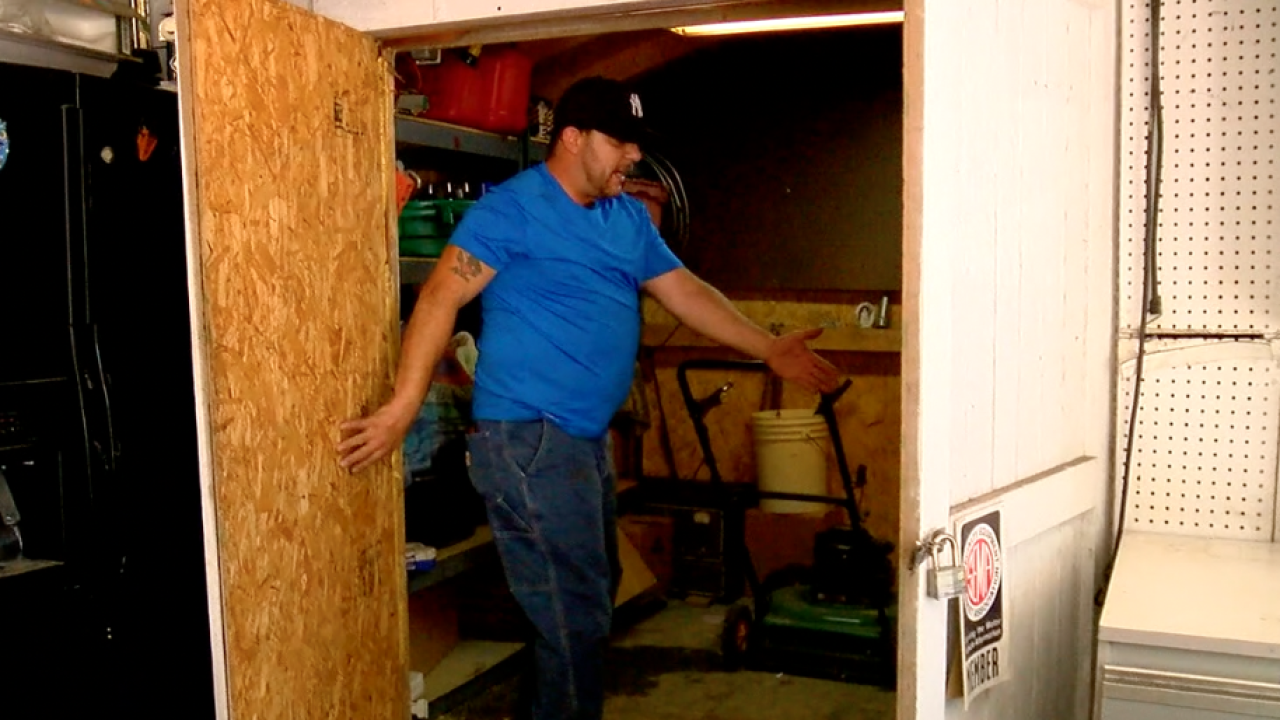 Helping a neighborhood handyman after his tools were stolen