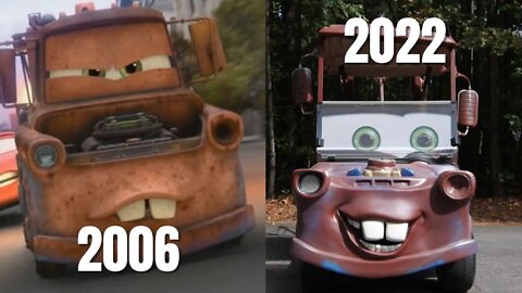 Growing Up Evolution of Tow Mater in Cars Movies, [2006-2022]