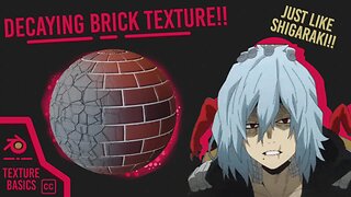 Make Shigaraki's Decay Quirk in Blender! - Blender Texture Basics