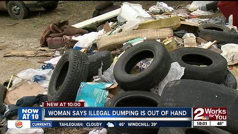 Residents outraged by piles of dumped trash
