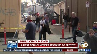La Mesa councilmember responds to protest, violence
