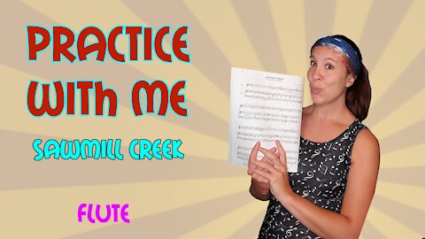 Flute Practice With Me | Standard Of Excellence Book 1 Pg 20 Sawmill Creek | Musician's Addition