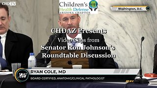 Dr Ryan Cole's Statements at Senator Ron Johnson's Round Table Discussion