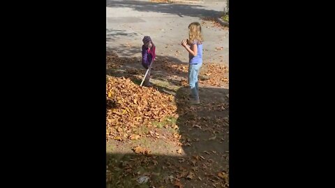 Reel #12 - RAKING LEAVES - A THANKSGIVING PLAY DAY