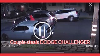 Couple steals dodge hellcat caught on ring camera￼