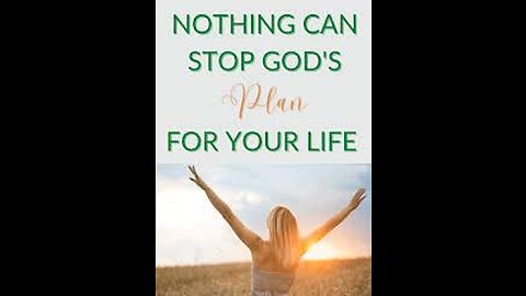 No one can take what God has planned for You!