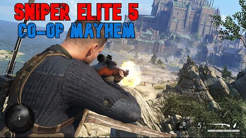 Join Bryan and John as they bicker banter and BS their way through WWII - Sniper Elite 5: Festung Guernsey CoOp Mayhem 4k Ultra