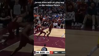 Jarrett Allen with an alley oop vs the Indiana Pacers #shorts #nba #jarrettallen