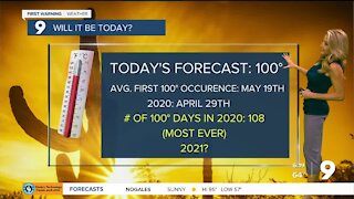 Highs soar to 100° for the first time