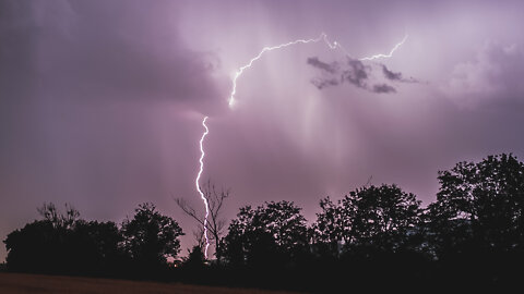 Rain & Thunder Sounds for Concentration, Deep Sleep, & Relaxation | Ambient Nature Sounds | 1 Hour