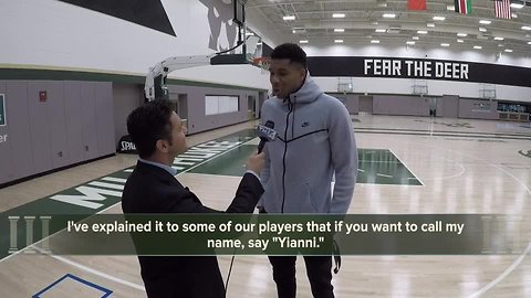 How do you actually pronounce Giannis Antetokounmpo's name?