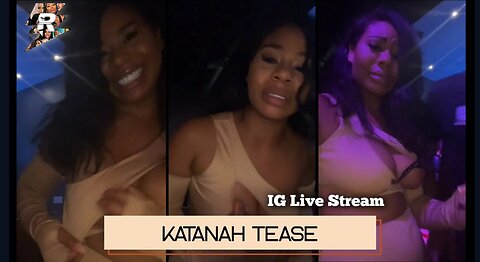 Katanah Tease Twerking at the club in sexy dress