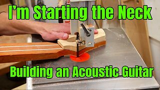 Time to Start on the Neck | Building an Acoustic Guitar