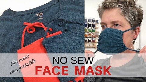 DIY Face Mask | NO SEW | Upcycled Tshirt | 5 Minutes