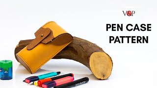 [Link to PDF Pattern] How To Make A Large Pen Case!