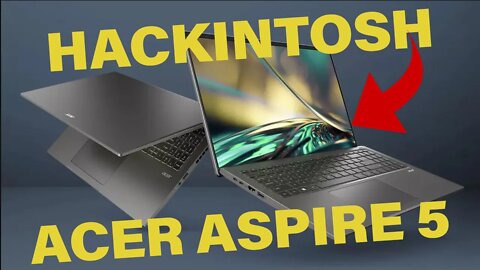 🍎 FIZ UM HACKINTOSH PARA O INSCRITO 👉 INSTALEI O MacOS VENTURA EM UM NOTEBOOK ACER ASPIRE 5 ✅