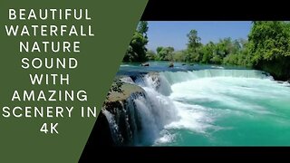 2 Hour Relaxing Waterfall Comfort Sound For Bedtime For Mental Health #mentalhealth #meditation