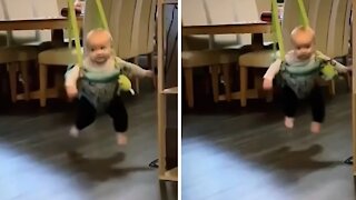 Baby starts dancing in new viral internet challenge