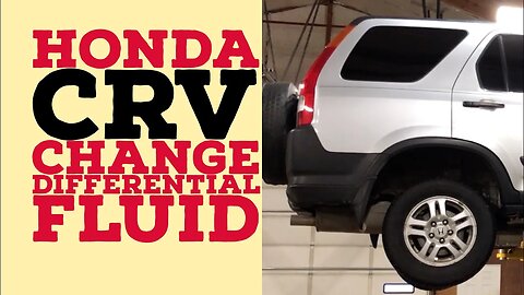 Honda CRV Rear Differential Fluid Change Noise Vibration Fix 97 - 06
