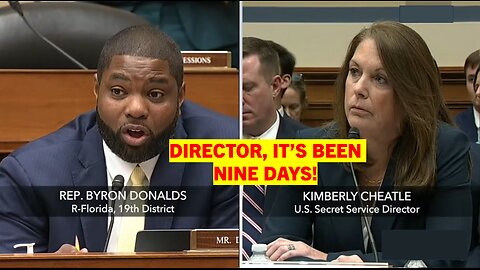 Rep. Byron Donalds (D-FL): Director, It's Been Nine Days!