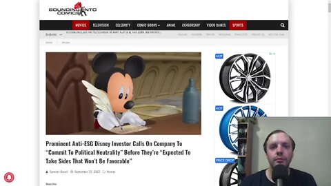 Prominent Anti-ESG Disney Investor Calls On Company To “Commit To Political Neutrality”