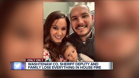 Washtenaw County Deputy loses home and possessions in house fire