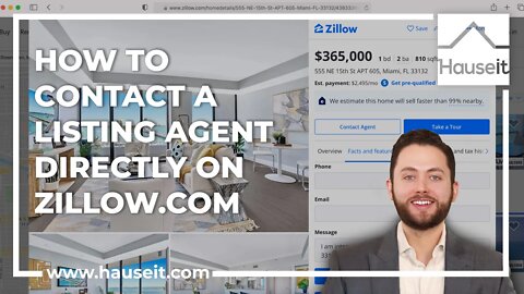 How to Contact a Listing Agent Directly on Zillow