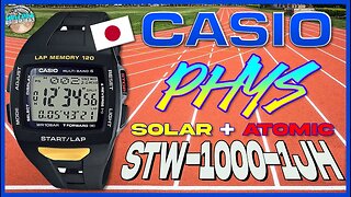 The Coolest JDM Casio You've Never Heard Of! Casio PHYS STW-1000-1JH | STW-1000-1JF Unbox & Review