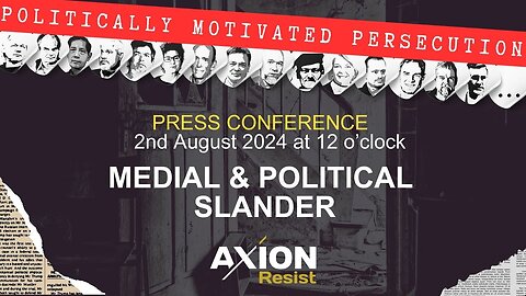 🔵⚡️Medial & Political Slander - Press Conference on 2nd August 2024
