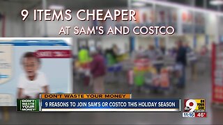 9 reasons to join Sam's or Costco this holiday season