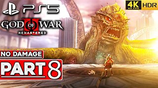 (PS5) GOD OF WAR 2 REMASTERED Walkthrough Part 8 Titan Mode NO DAMAGE [4K 60FPS HDR] - No Commentary