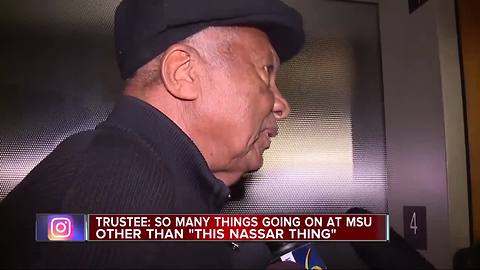 MSU Trustee's comments infuriate Nassar survivors