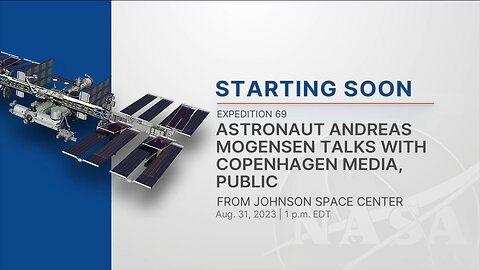 Expedition 69 Astronaut Andreas Magensen Talks with Copenhagen media Public