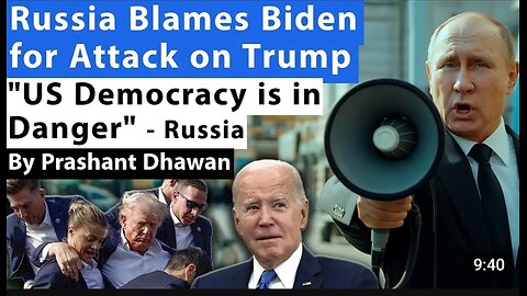 Russia Exposes US Democracy after Assassination Attempt on Trump fails