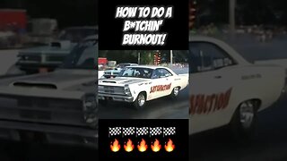 How to do a B*tchin’ Burnout! 🏁🔥🏁🔥🏁🔥🏁🔥🏁 #shorts