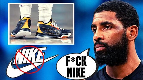 Kyrie Irving COVERS Nike Symbol On Shoes After He Gets DROPPED By Nike