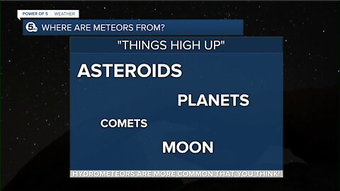 Trip Up Trent: Where do meteors come from?
