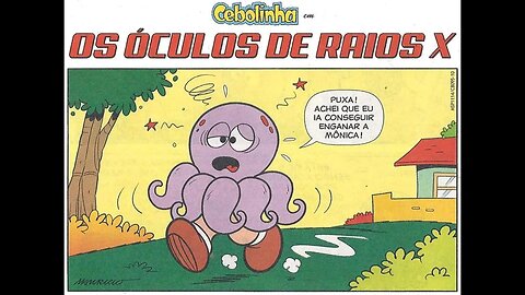 Cebolinha em-Os óculos de raios X | Gibis do Rapha 2