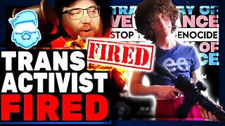 Lunatic Trans Activist FIRED For Making INSANE Threats On Twitter!