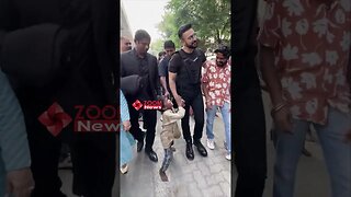 Raj Kundra HOLDS hand of a poor kid as he arrives without mask at UT 69 trailer launch
