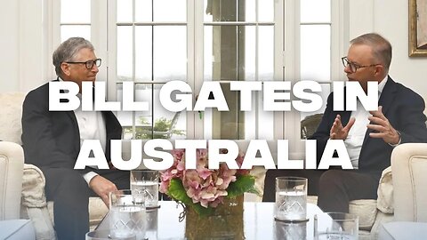 Bill Gates Arrives In Australia