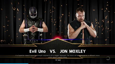 AEW Dynamite Jon Moxley vs Evil Uno