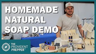 Homemade Soap: Watch the Professional Demo How To Make Beef Tallow Bar Soap