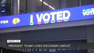 President Trump loses Wisconsin lawsuit