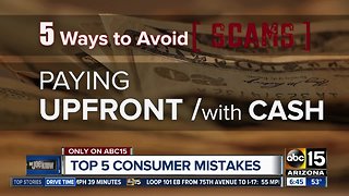 Top 5 consumer mistakes