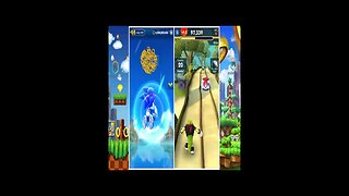 Sonic Dash VS Sonic Dash 2 Sonic Boom I Slugger Sonic VS Jector #shorts #short #shortvideo