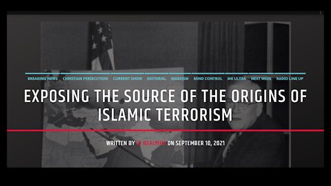 Exposing The Source Of The Origins Of Islamic Terrorism