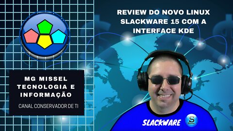 REVIEW DO NOVO LINUX SLACKWARE 15 INTERFACE KDE