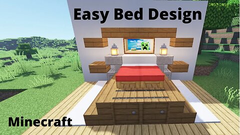 How to make bed in Minecraft || Easy Bed design