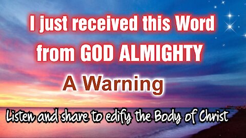 Warning from The LORD to all Followers of JESUS CHRIST #ministry #Salvation #rapture #wisdom #prayer